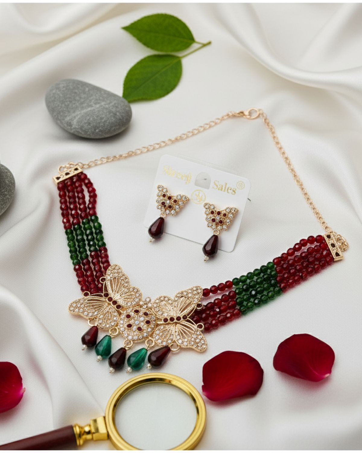 Divinera Aahana Traditional Necklace Set