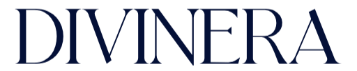 DIVINERA logo in dark blue on a white background