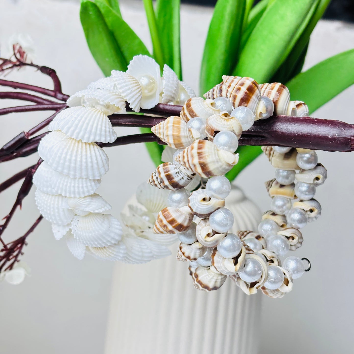 Combo of 2 Boho Seashell Bracelet